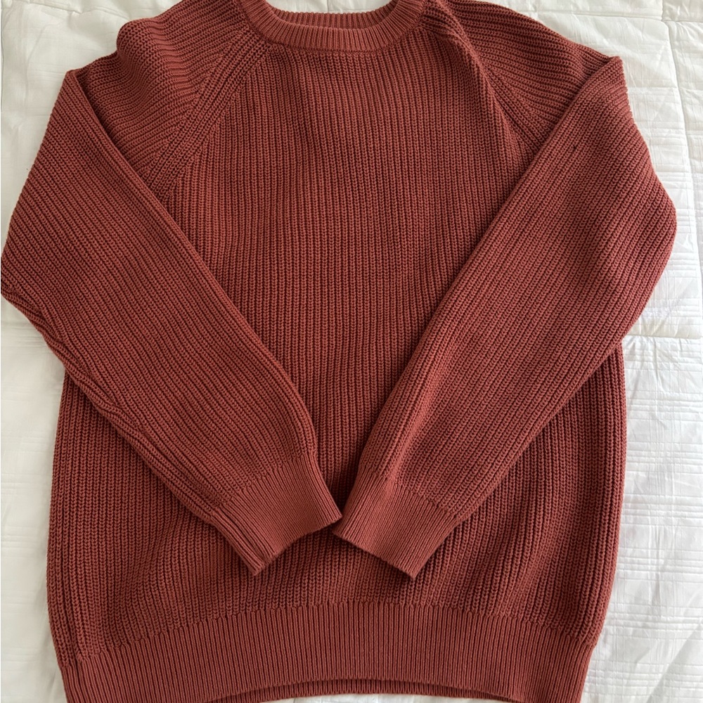 Old Navy Red Crew Neck Sweater